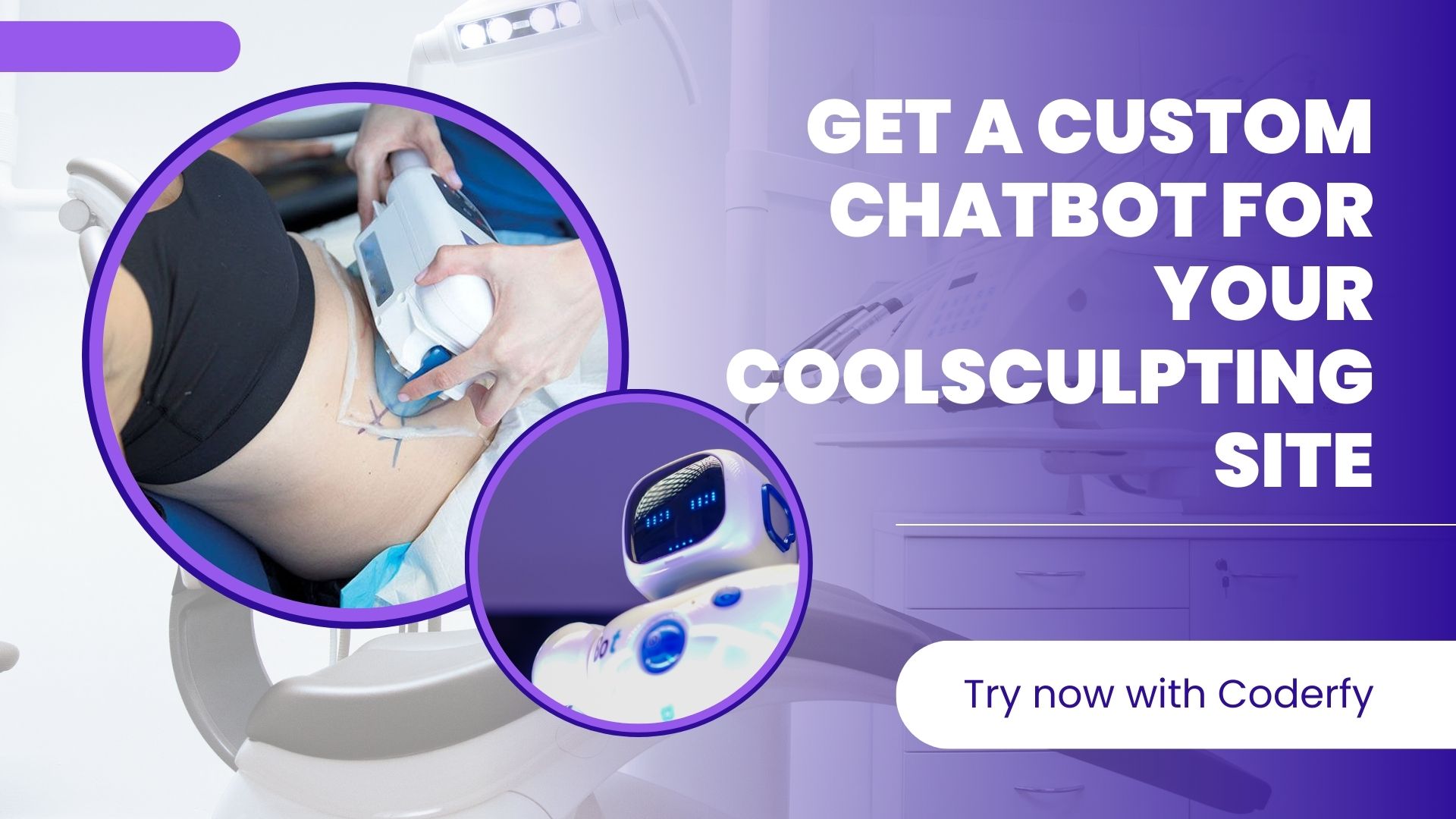 Custom chatbot for Coolsculpting site, Coderfy