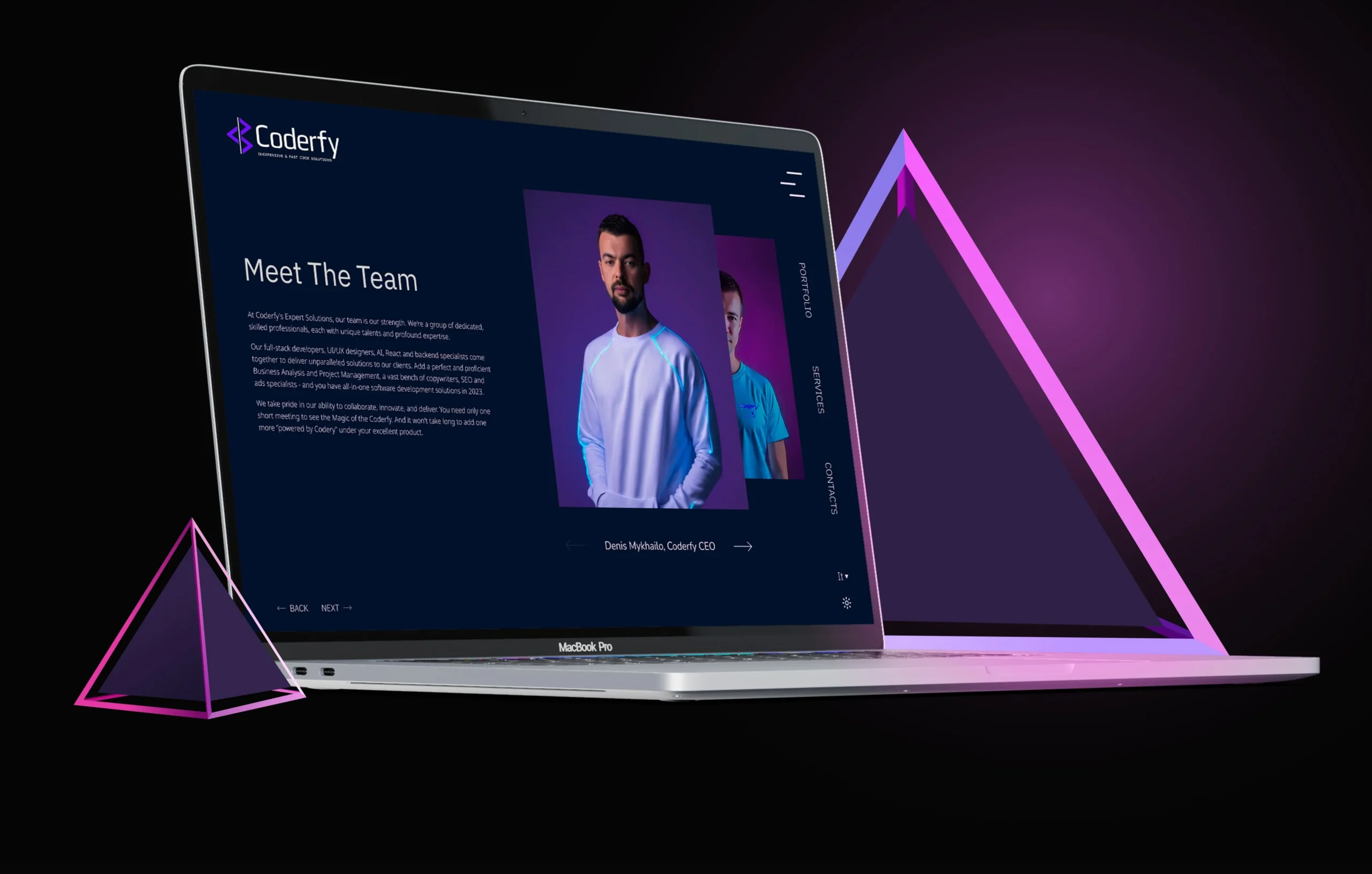 portfolio website designer near me