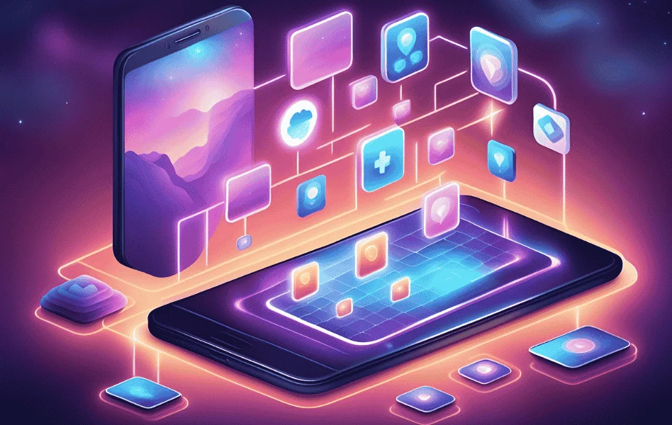 Tennis mobile app abstraction