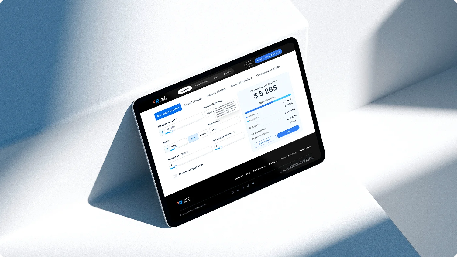 mortgage origination systems UX