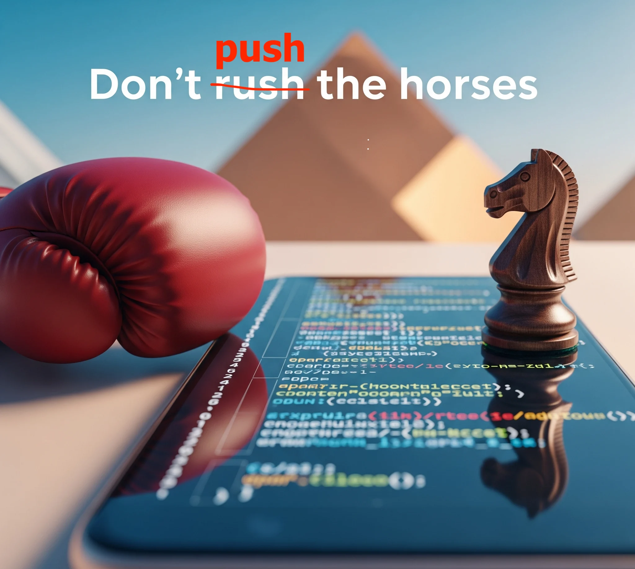 Don't Push the Horses in Mobile Application Development Main